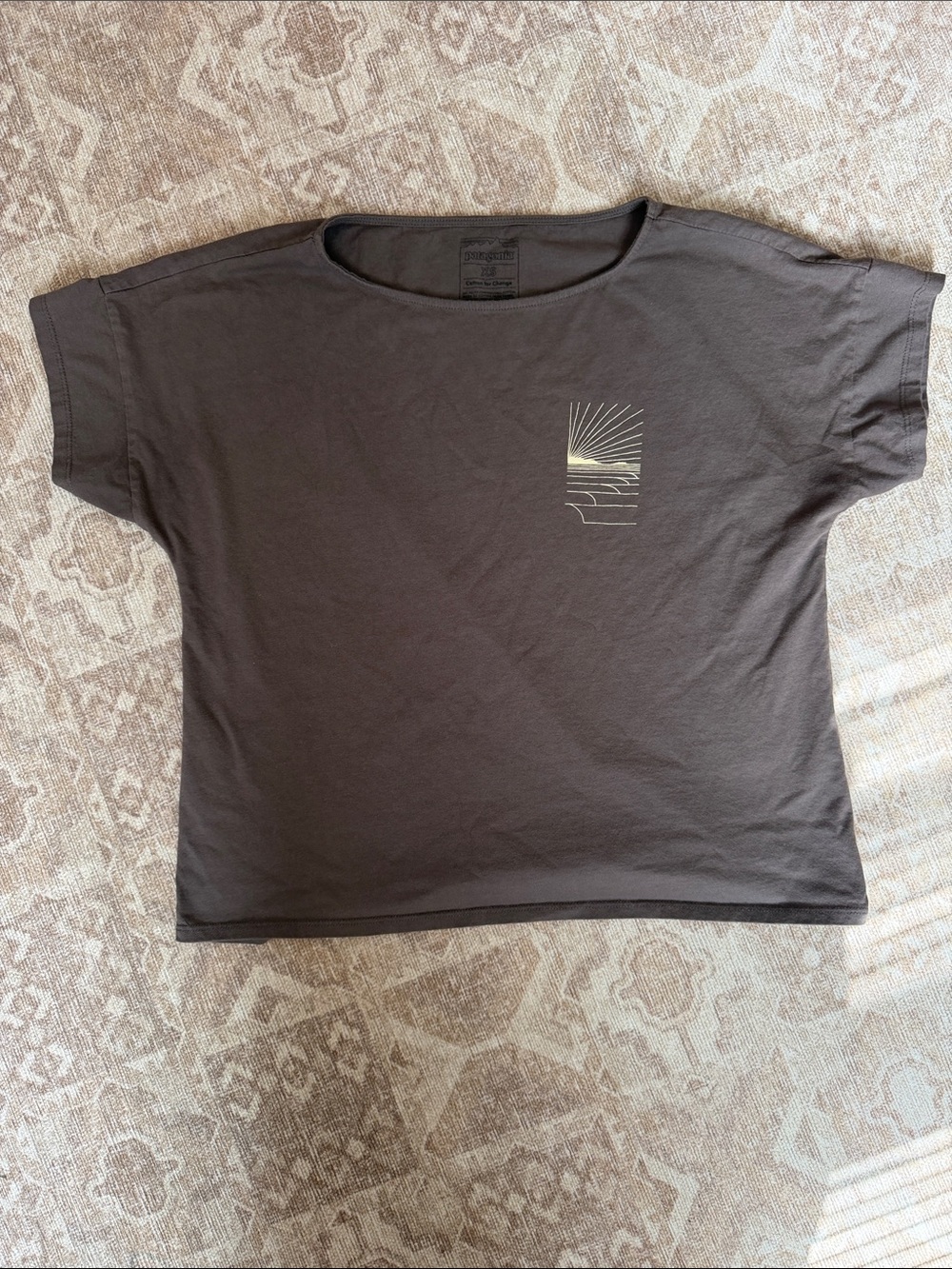 Women's Waves Rolling Relaxed Drop-Sleeve Organic Shirt